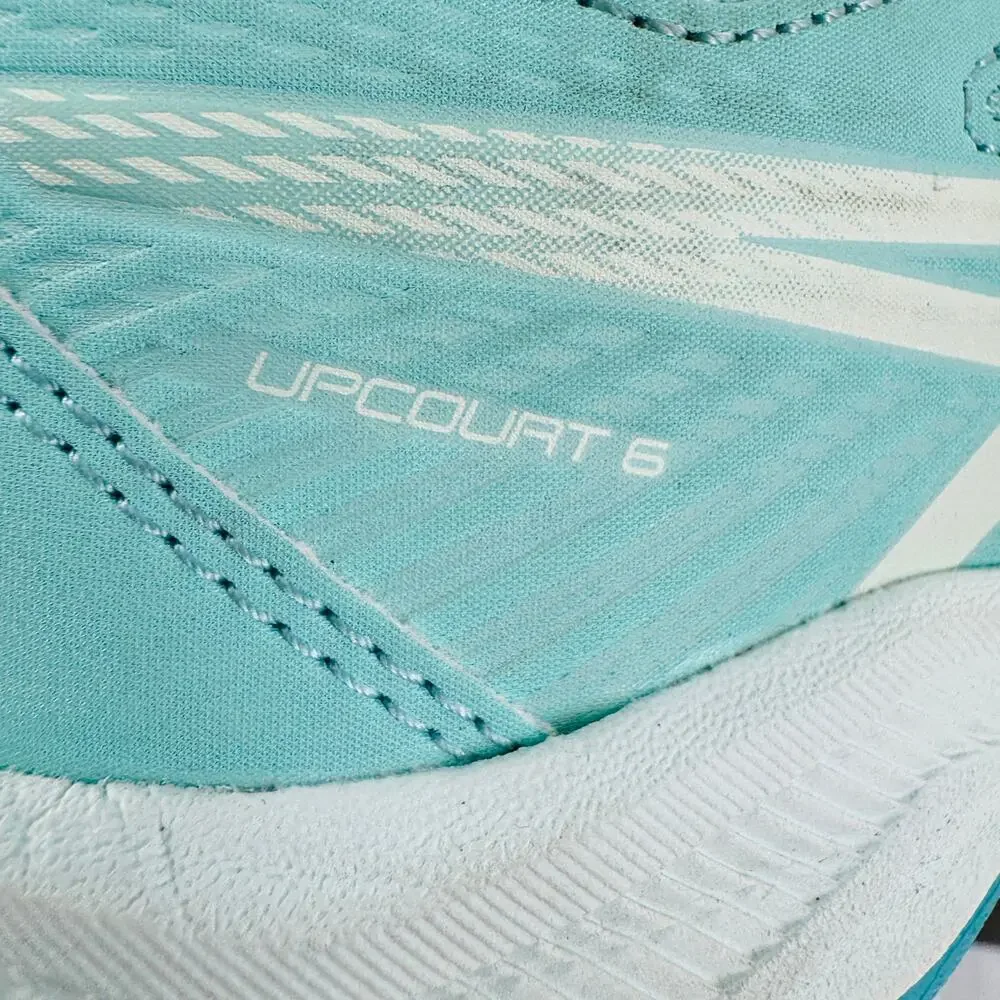 ASICS Upcourt 6 Shoes Womens 7 Blue Pickleball Court Volleyball‎ 072A107